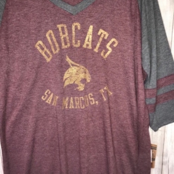 NWT San Marcos Bobcats Tee - Picture 2 of 4